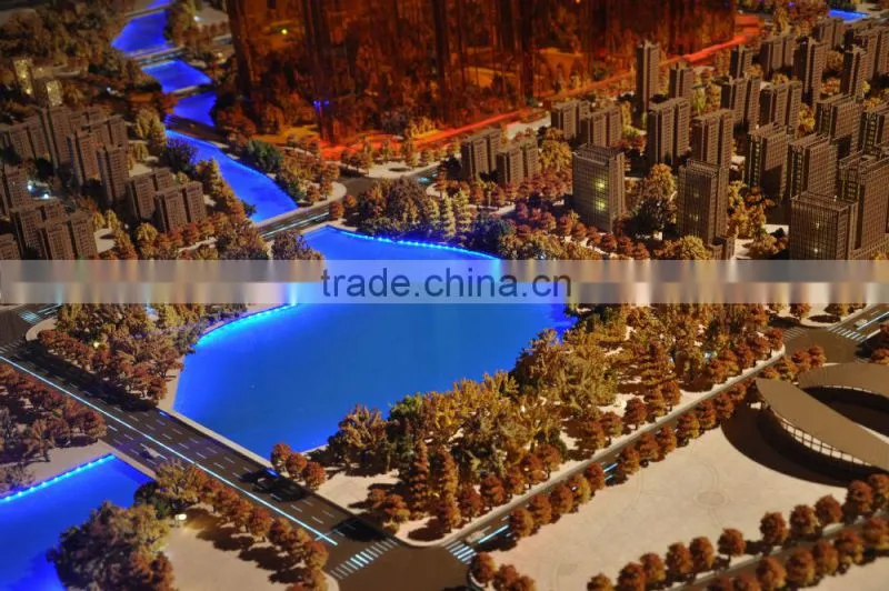 Wooden building model