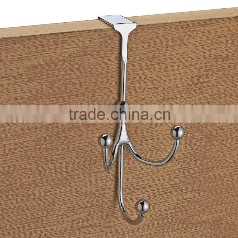 metal double clothes over the door hook