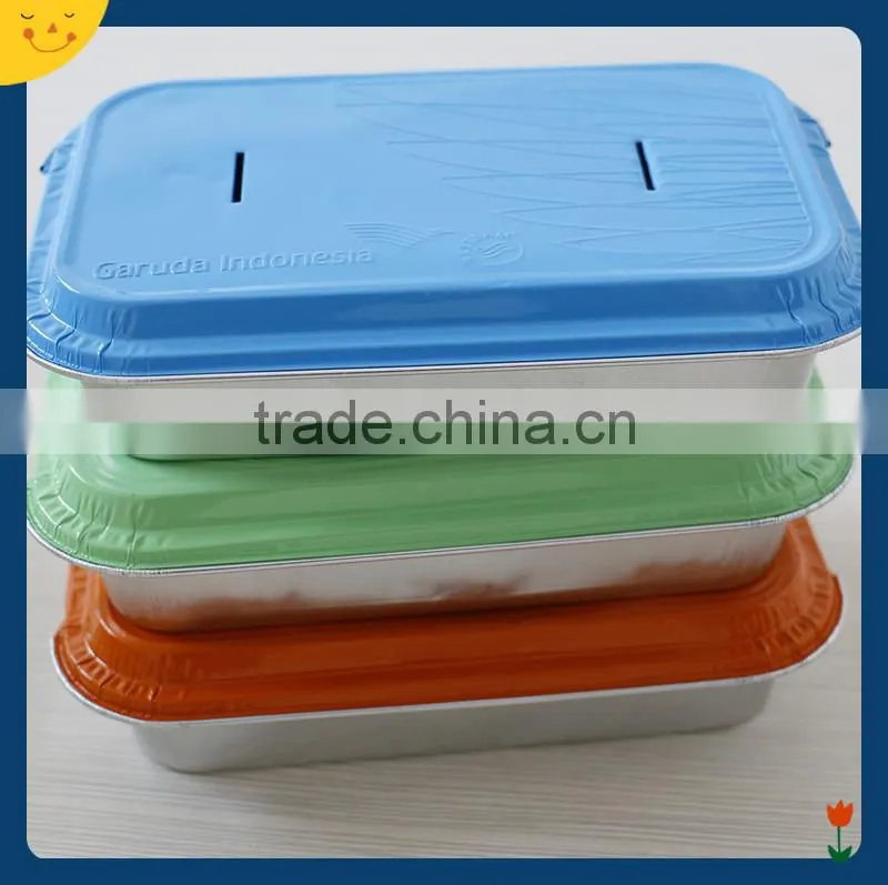 Airline fast food disposable aluminium foil trays