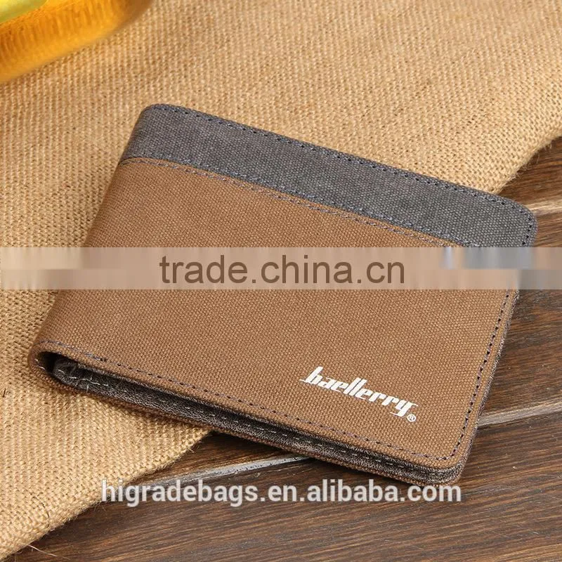 new style baellerry men's canvas wallets