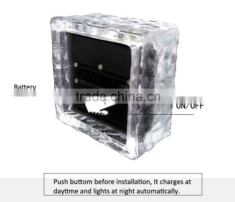 hot sales star rohs certification pathway solar ice stone light