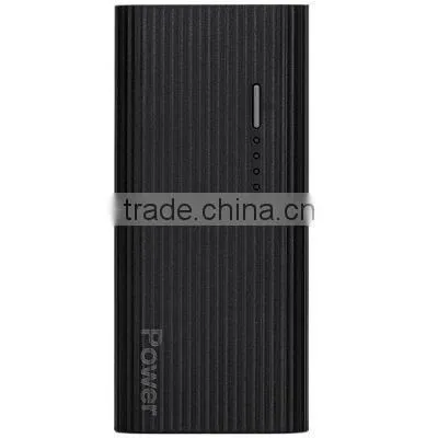 plastic led torch light portable power bank for all brands mobile phone