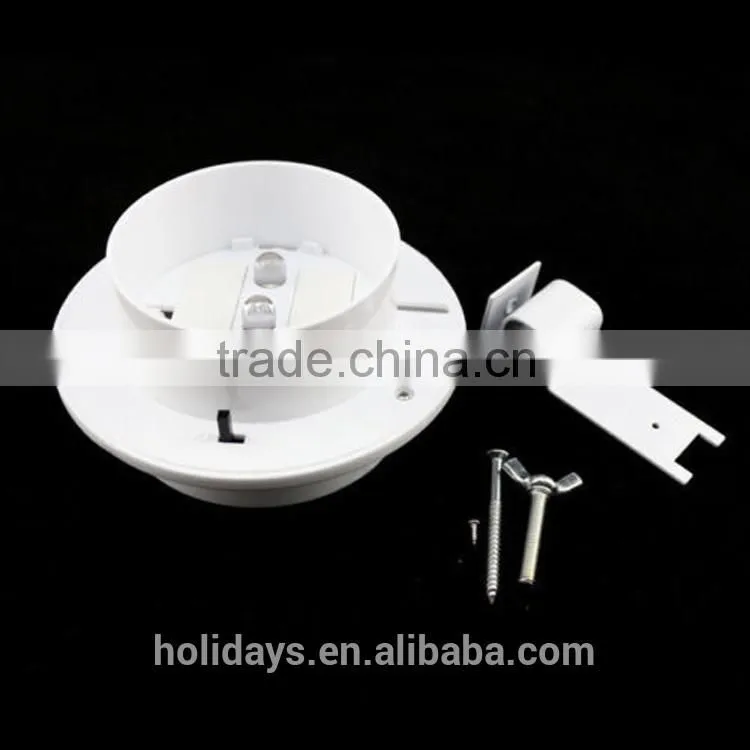 Solar Power Powered Outdoor Gutter Fence LED Wall With Bracket Garden Light