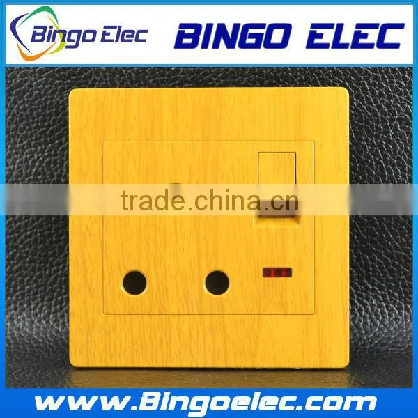 wooden switch and socket