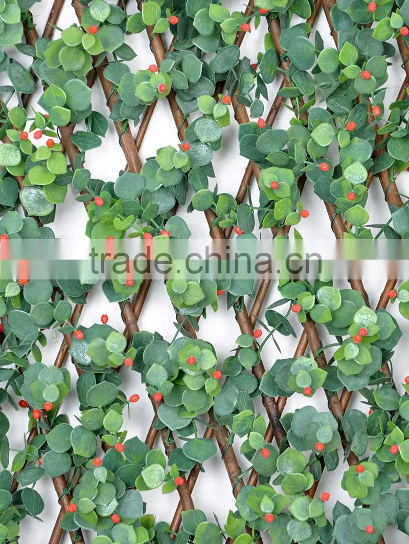 Willow fence with PE material artificial grass