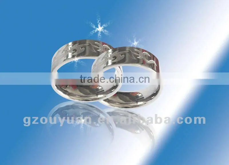 2012 new design titanium ring ,fashionable titanium ring for men,