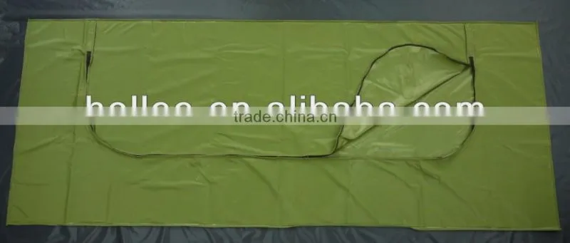 white Pvc U zipper dead body bag for carrying corpse