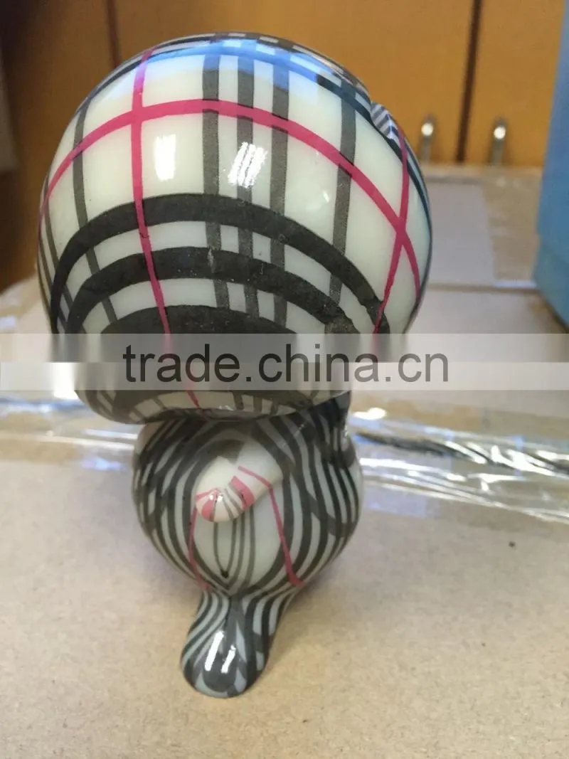 Tartan Feature DIY Toys,Animal Shaped Vinyl Toys,Cusomized Plastic Toys
