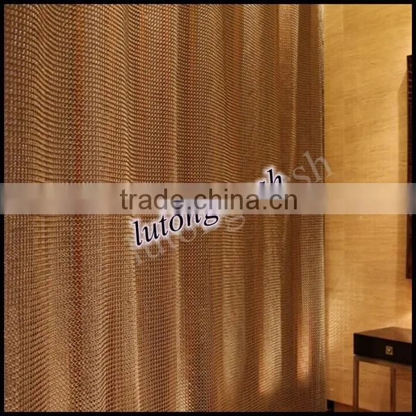 transparent mesh fabric,small decorative folding screen,metal mesh fabric