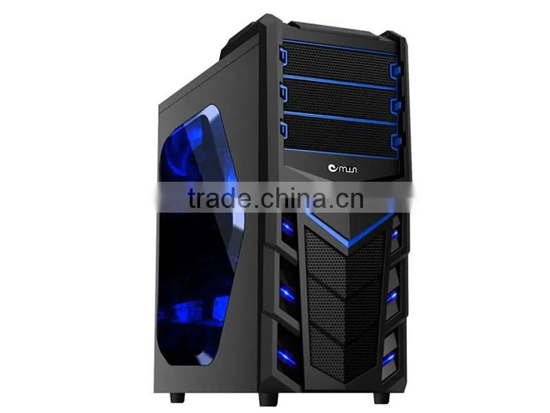 transparent side panel SPCC gaming computer case