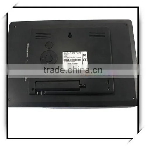 10.2" Wide LCD Screen DPF Multi-media China Wholesale Digital Photo Frame Black