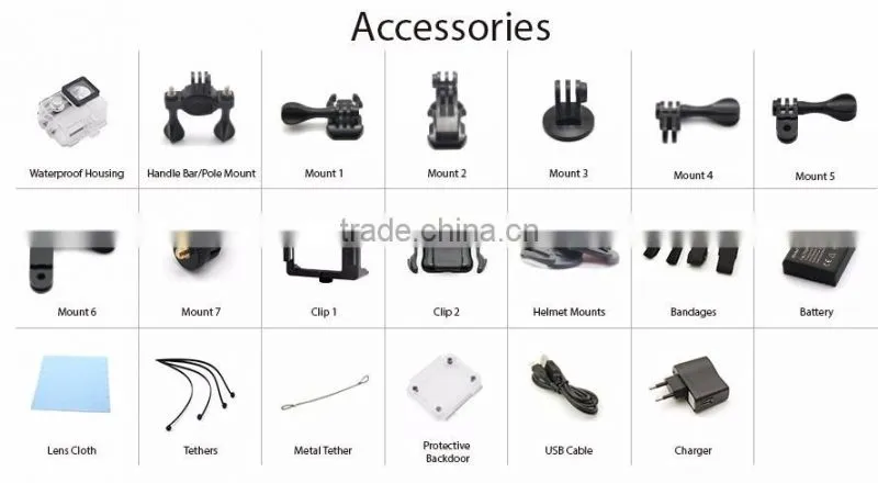 Hot original Eken H9R Action Camera remote of action camera
