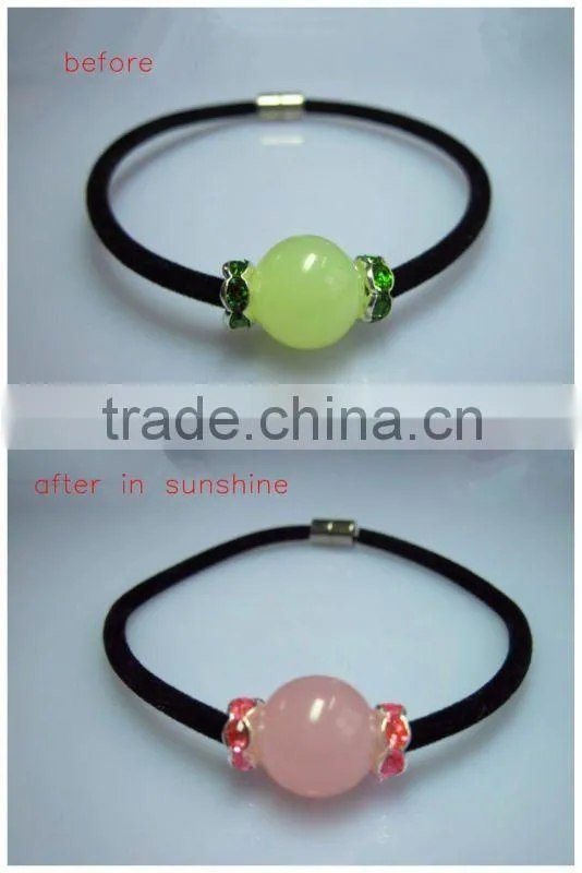 2012 Fashion bead Bracelet/color change bracelet