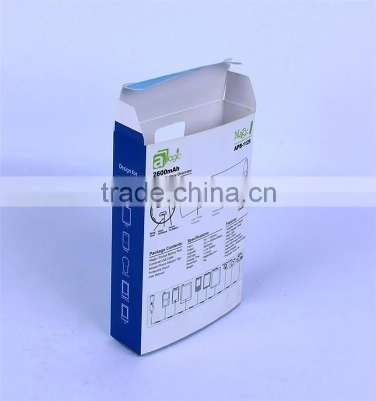 Custom colorful printed paper packing box wholesale