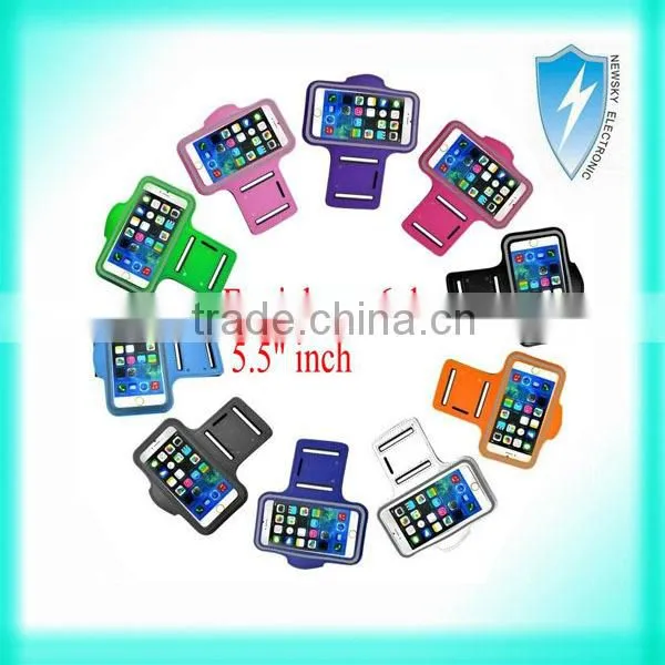 For iphone 6 armband, Sports Running Jogging Gym Armband Case Holder Workout Case for iPhone 6 plus (5.5")