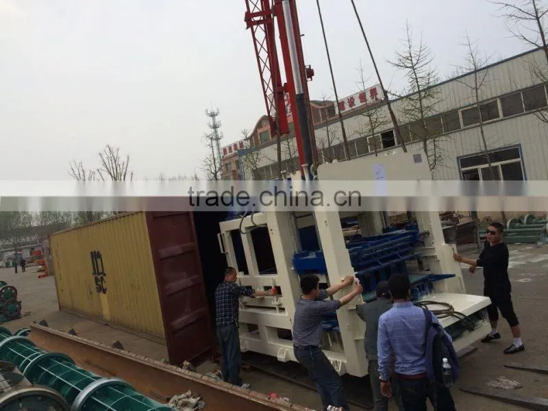 QT10-15 hydraulic fully automatic concrete hollow block making machine in Guangzhou