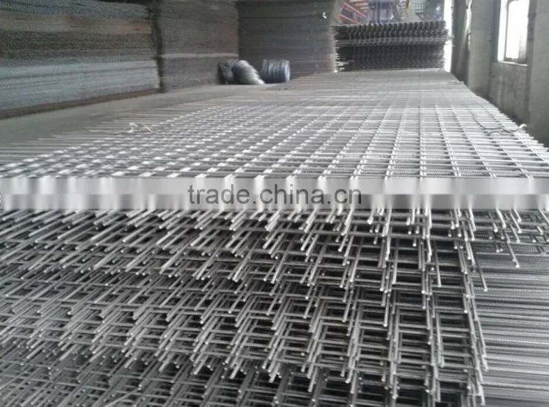 black concrete reinforcement welded wire mesh panel