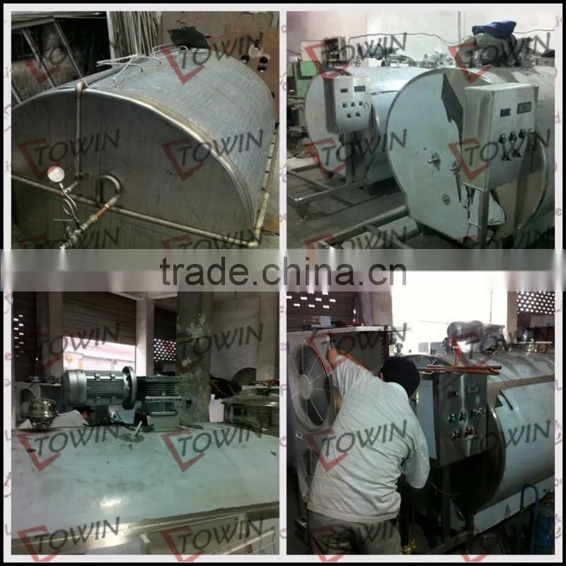 custom commercial small stainless Steel Milk cooling tanks cooler for sale