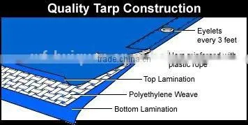 PE/PP Waterproof Construction Tarp/ Tarpaulin