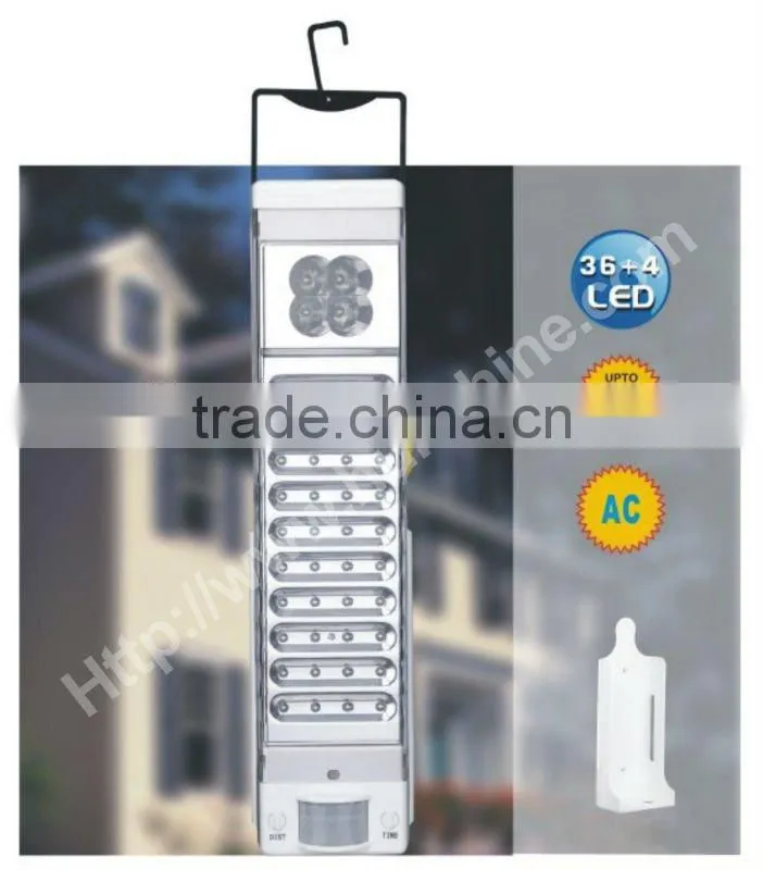 white led emergency light models with sensor 40+4led