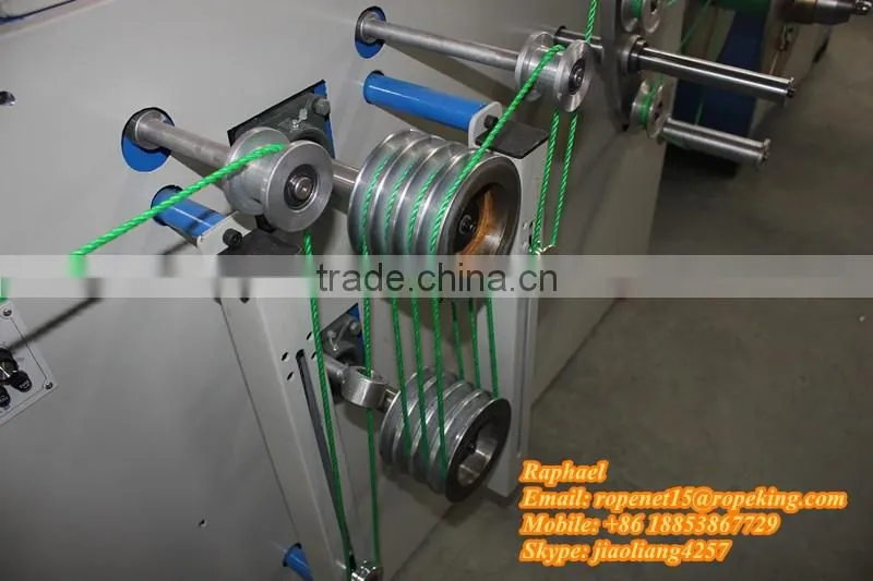 Coil winding machine for rope baler twine coil making machine coiler machine: ropenet15@ropekig.com