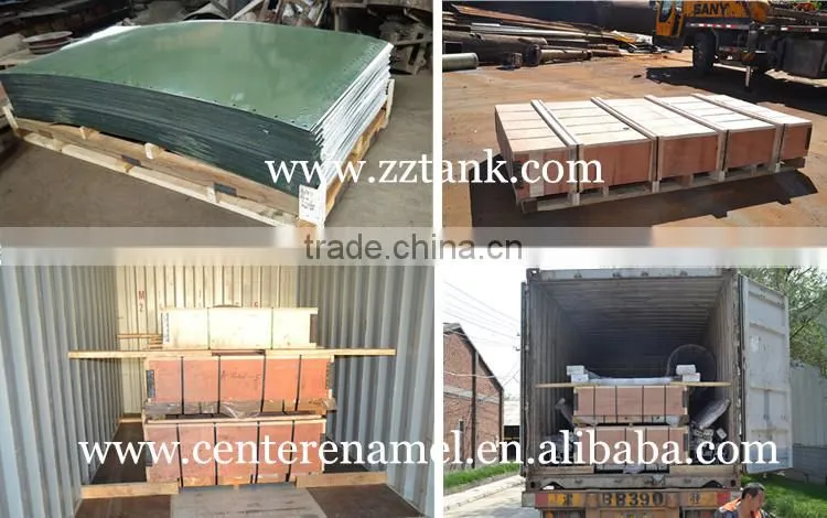 low project cost glass fused to steel bolted tank used as chemical storage equipment