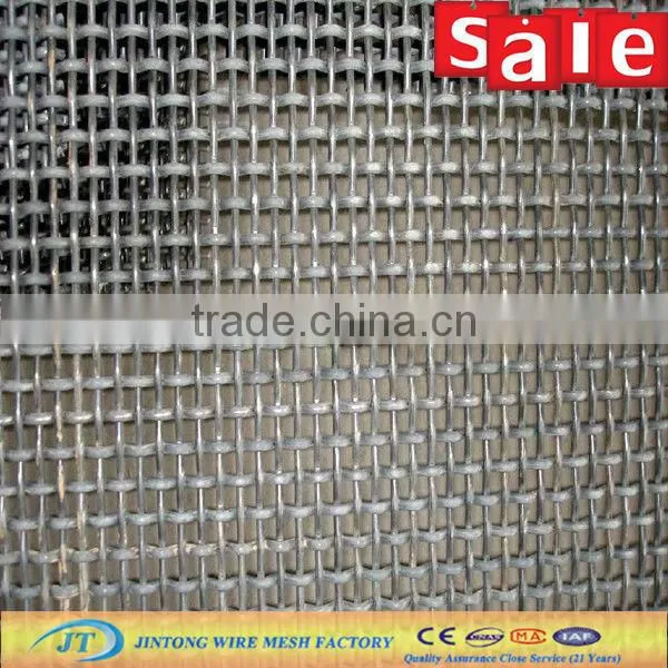 Crimped Wire Mesh White Stainless Steel and Lead Used for Mining (manufacturer & exporter)