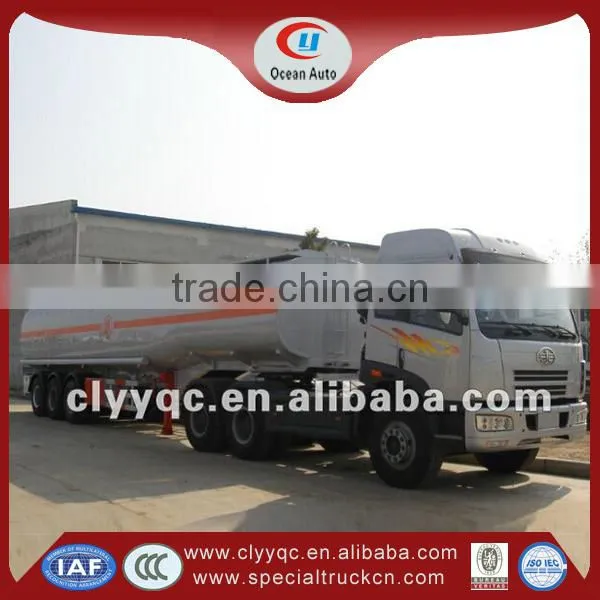 Sale 50,000L 3 axle 50cbm single axle semi trailer