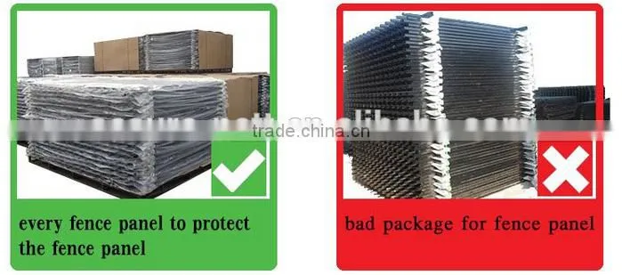 standard welded steel bar grating fence heavy duty security fencing