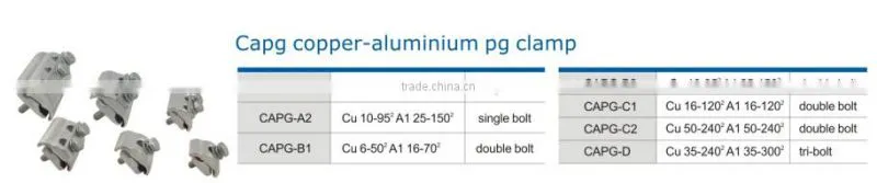 HEIGHT Capg copper-aluminium pg clamp factory price with high quality