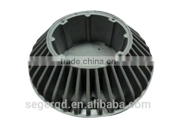 Aluminium Lamp Lighting Parts Die Casting Lamp Cover