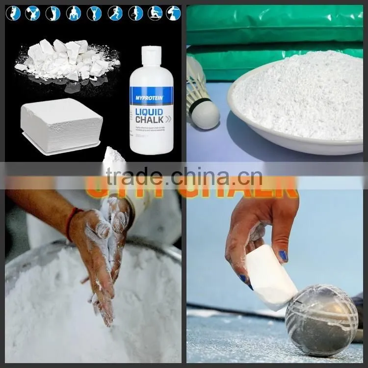 liquid gymnastic weightlifting chalk in bottle