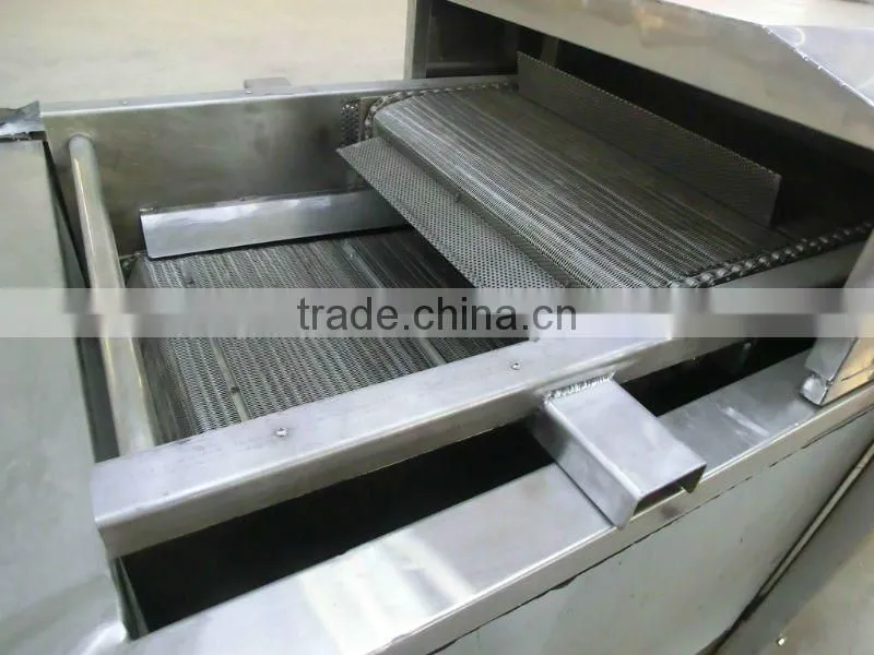 Electricity continous fryer/peanut fryer/chips fryer/electric donut fryer/belt fryer/potato chips fryer