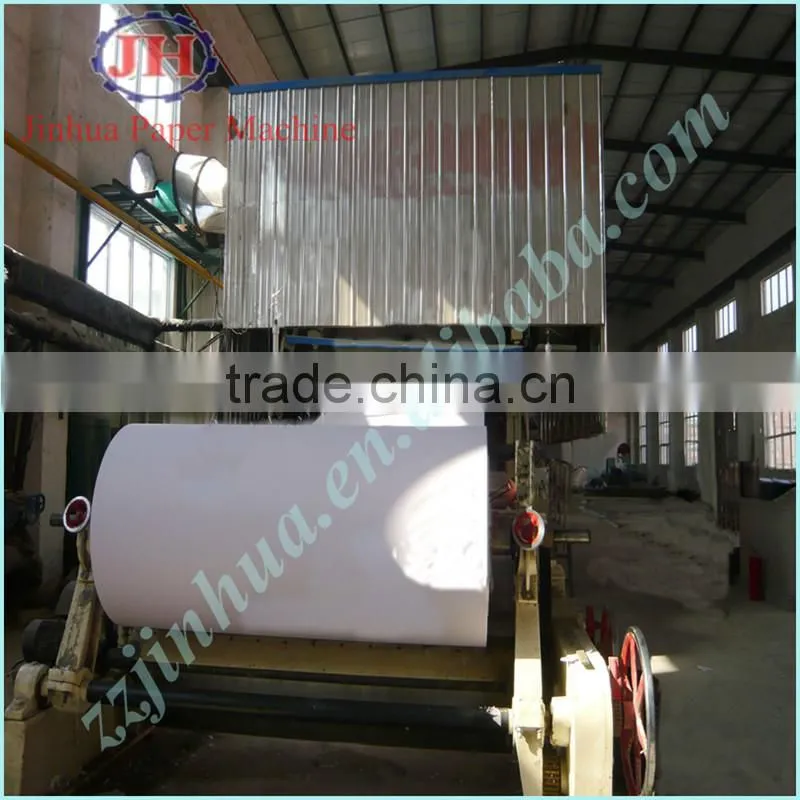 1575mm 15T/D Fourdrinier and Multi-dryer a4 Paper Machine, Price of Paper Mill