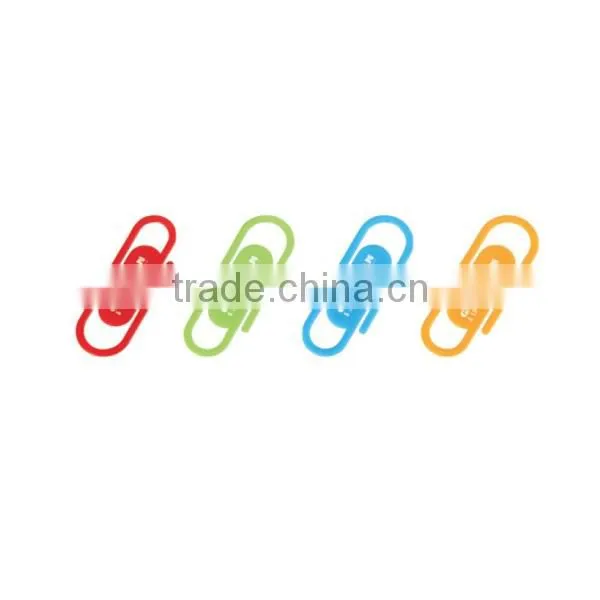 Various types of plastic fancy paper clips