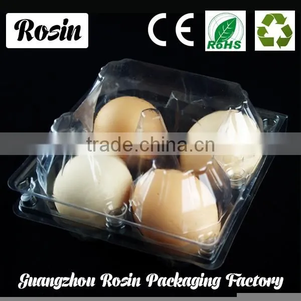 Clear blister plastic egg packaging for egg