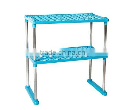 Mix color Stock Layer 2 Steel Tub Multifunction Combined Storage Rack