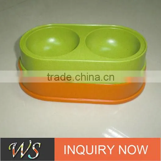Eco-friendly Bamboo Fiber Dog Food Dishes & Water Bowls