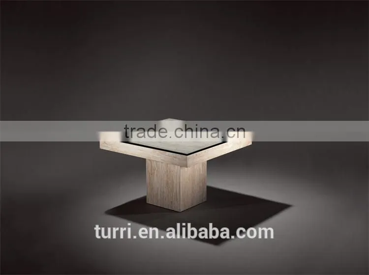 American Hand Craved Marble top end table On Sale
