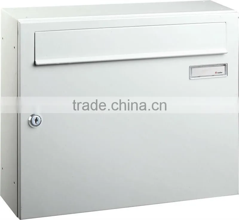 FQ-174 Classic Style Metal Mailbox with Lock, wall mounted mailbox,four colors for choice