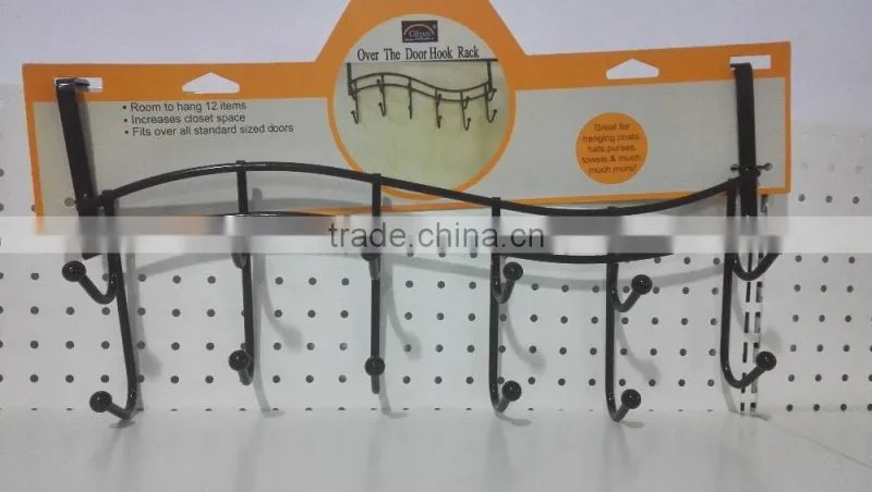 Over the door clothes rack