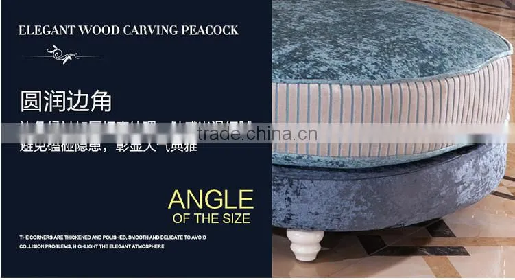 M09 Living Room Furniture L Shaped Luxury Fabric Sofa