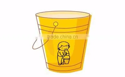 Galvanized bucket water bucket with handle