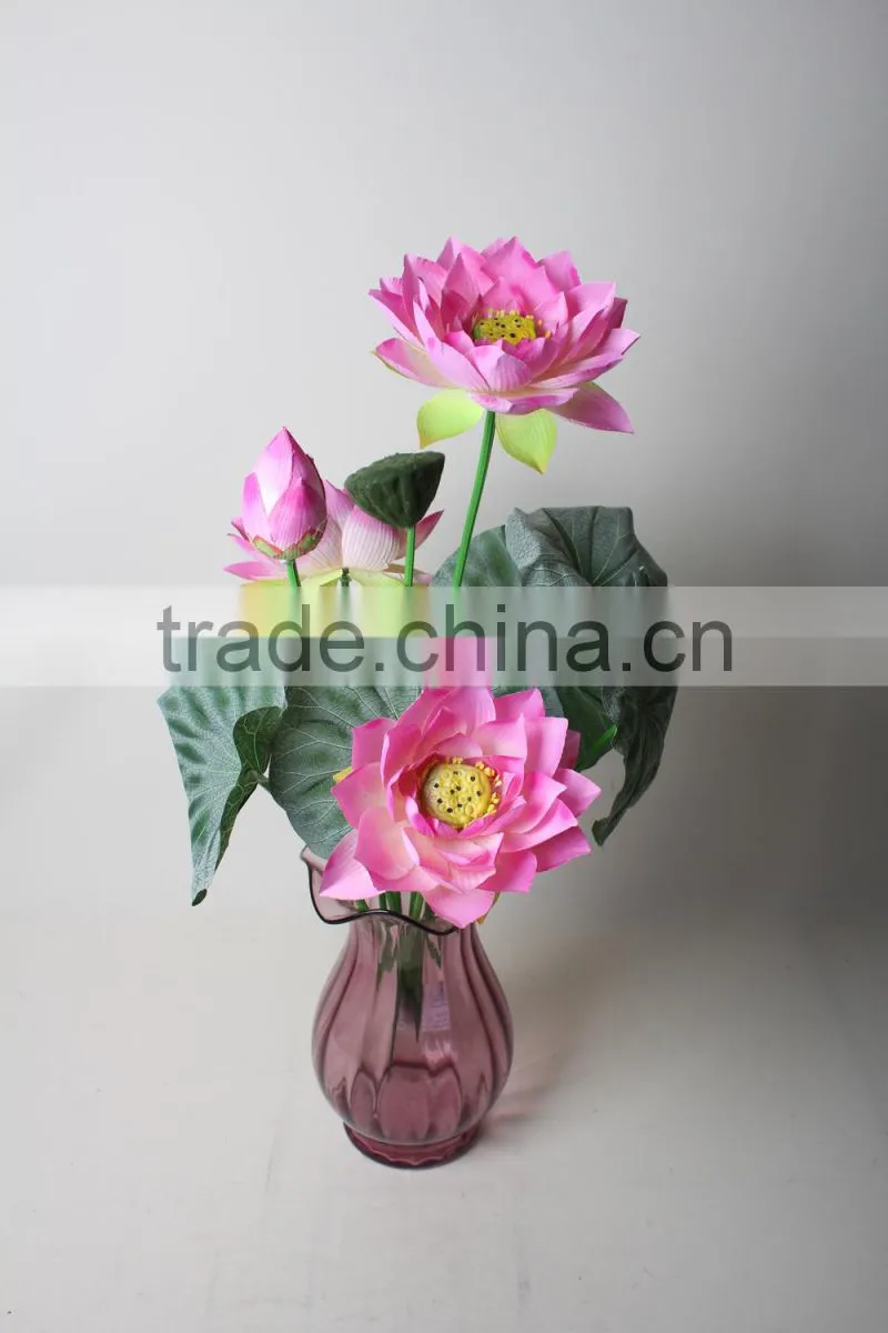 Natural lotus artificial decorative lotus flowers China manufacturer