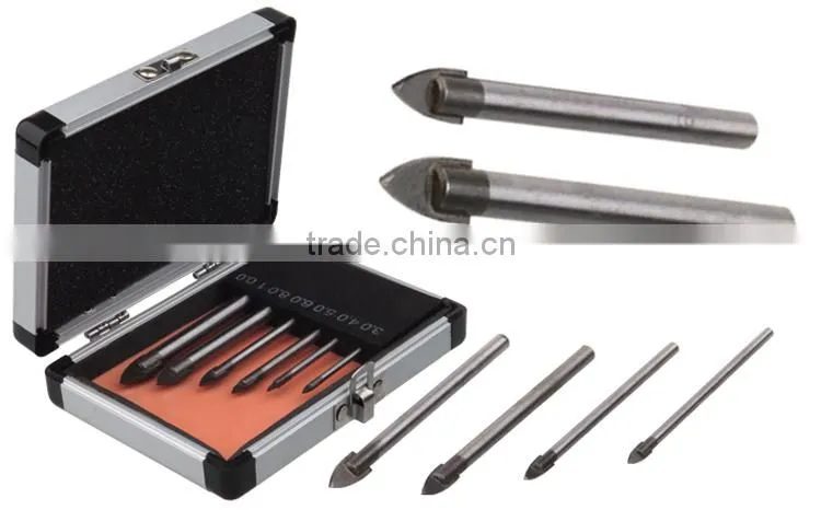 Good Quality Hex Shank Carbide Tipped Glass Drill Bit for Glass