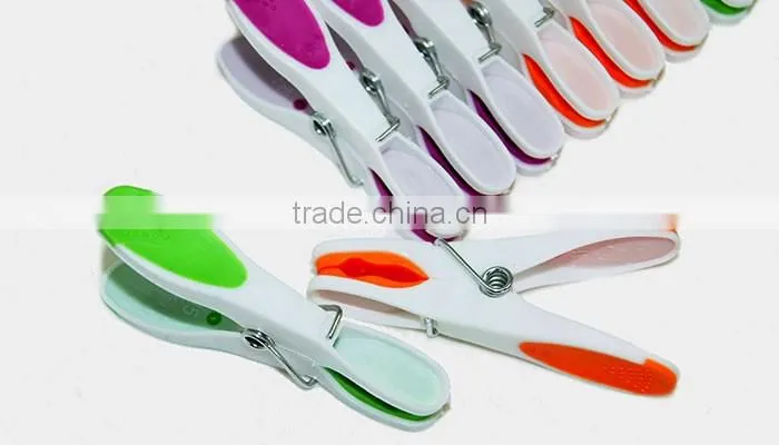 100% new material 24pcs multifunctional TPR plastic clothes peg
