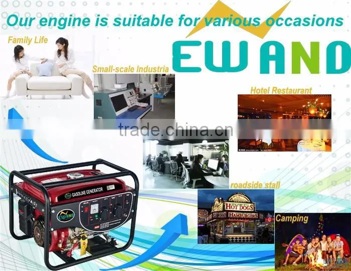 2.6kW 7.0hp 3 pahse portable 4-stroke air-cooled gasoline generator