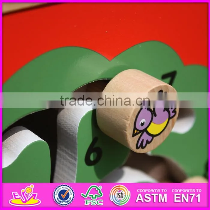 2016 Multi-function children wooden early education toy W12D047