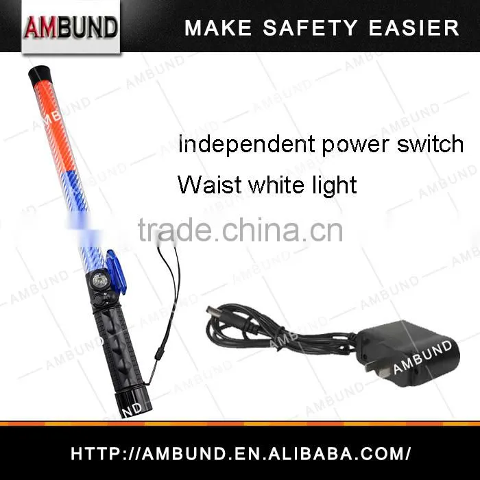 Rechargeable safety baton / Safety police baton / Flashing Wand / Traffic Baton