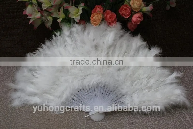 hand party feather fan for decorative